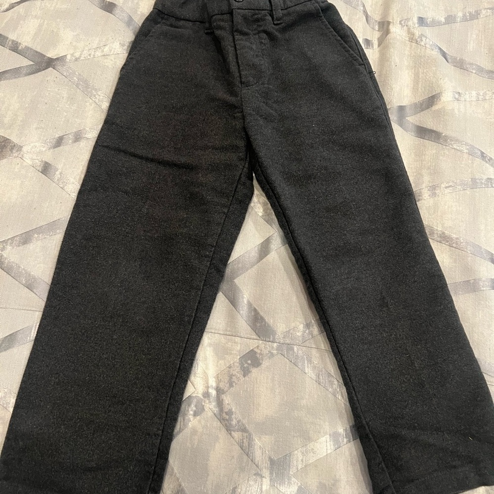 Burberry Charcoal Gray Wool Trousers